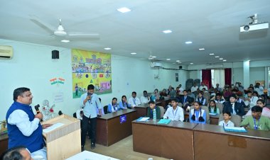 इंस्पायर अवार्ड योजना से बच्चों में नवाचार और वैज्ञानिक सोच को मिल रहा प्रोत्साहन - शिक्षा मंत्री गजेन्द्र यादव