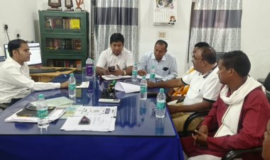 विजयदशमी कार्यक्रम की तैयारियों को लेकर प्रशासन एवं समिति पदाधिकारियों की बैठक