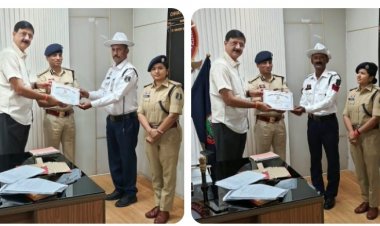 उत्कृष्ट योगदान देने वाले 13 पुलिस अधिकारी-कर्मचारी  प्रशस्ति पत्र एवं नकद पुरस्कार से हुए सम्मानित।*