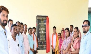 राजस्व मंत्री टंकराम वर्मा ने 70 लाख के विभिन्न विकास कार्यों का किया लोकार्पण व भूमिपूजन