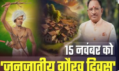 भाजपा ने जनजाति गौरव दिवस के लिए बनाई टीम
