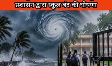 *चक्रवाती तूफान ‘अर्नब’ के मद्देनजर रायपुर जिले के सभी स्कूलों और कॉलेजों में 29 अक्टूबर को अवकाश घोषित*
