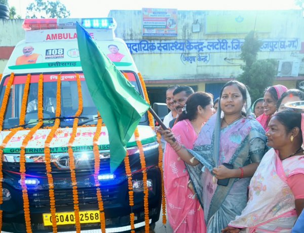 मंत्री श्रीमती लक्ष्मी राजवाड़े की पहल पर 12 घंटे में लटोरी पहुंची ALS एंबुलेंस