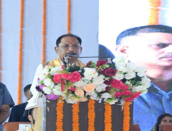 भण्डारपुरी धाम में मुख्यमंत्री विष्णुदेव साय ने दी 2 करोड़ 90 लाख रुपये के विकास कार्यों की सौगात