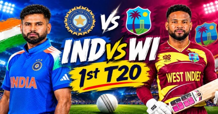 IND vs WI : भारत-वेस्टइंडीज के बीच आज पहला टी-20 , लखनऊ में आमने-सामने होंगी दोनों टीमें