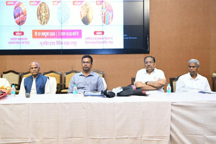 हैंडलूम-हैंडीक्राफ्ट उत्पादों को वैश्विक बाजार से जोड़ने निर्यात संवर्धन कार्यशाला आयोजित