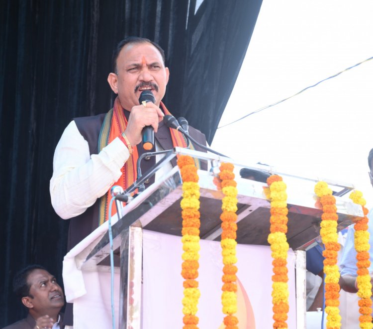  जनसेवा से राष्ट्रसेवा के 25 वर्ष के संकल्प के साथ जिले में निकली सेवा ज्योति यात्रा