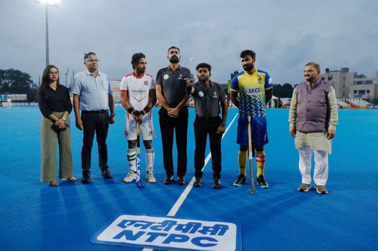 न्यायधानी नाइट्स और मैनपाट टाइटन्स के डिफेंडर्स का बेहतरीन प्रदर्शन, मैच 1-1 से ड्रॉ
